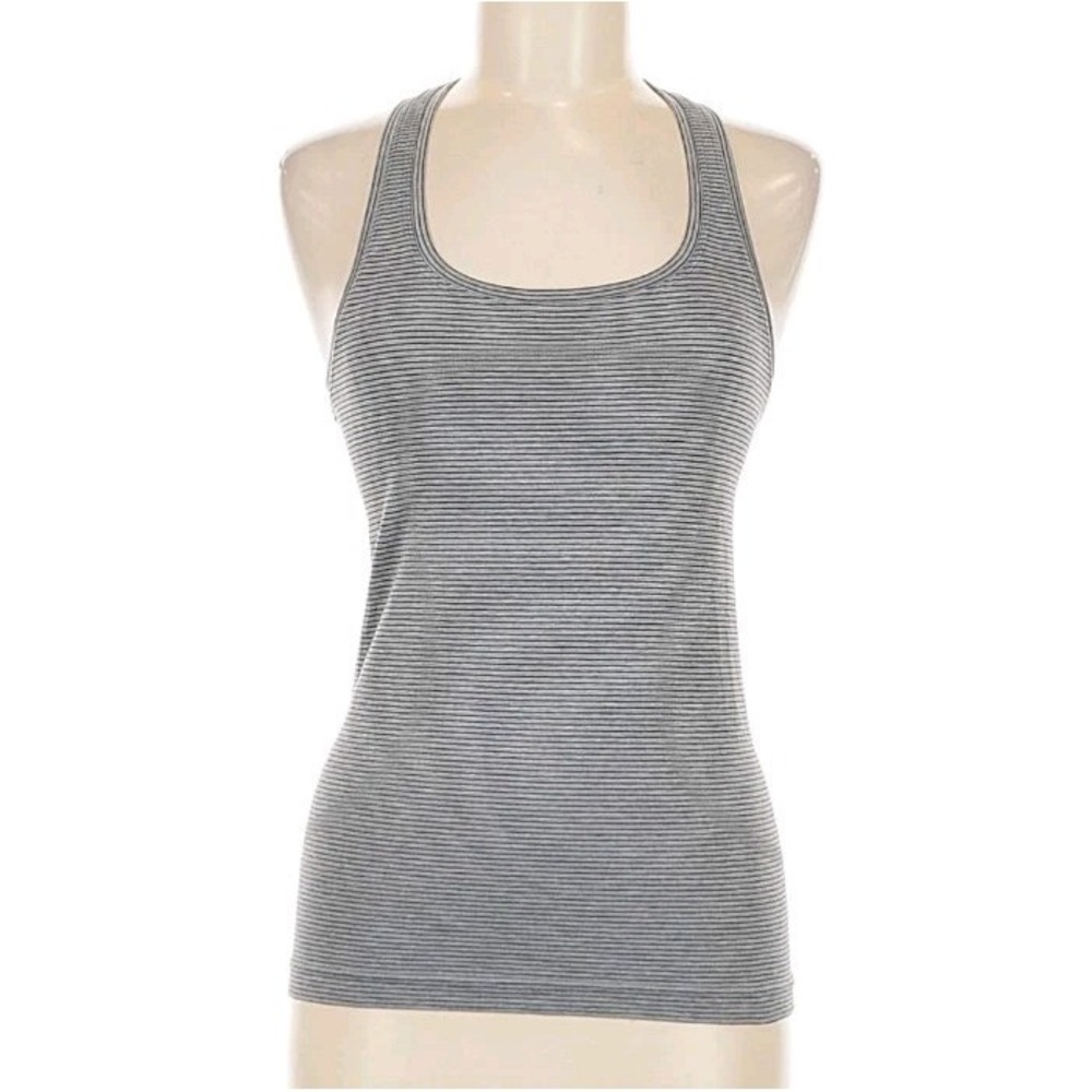 Lululemon Women's 6 Striped Swiftly Tech Racerback Tank Top Running Gym Yoga‎